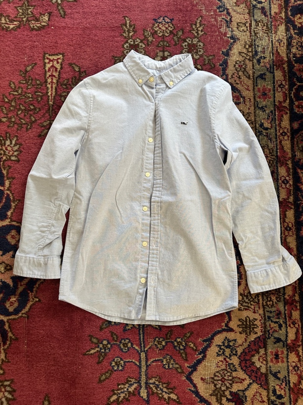 Vineyard Vines Boys' Pale Blue Button-Down Oxford Shirt